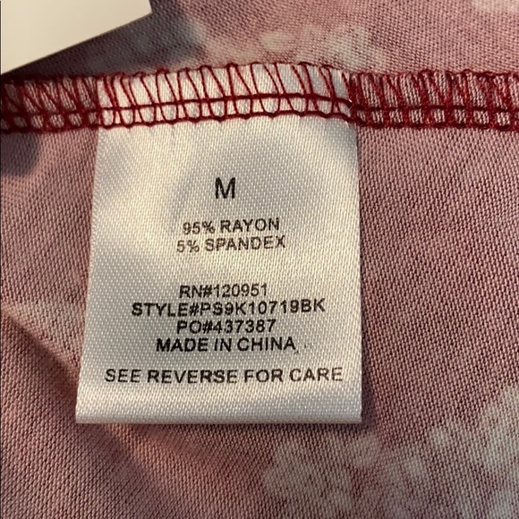 NWT. SWEET TEAS by Pink Rose Lattice Back Top - Picture 7 of 9